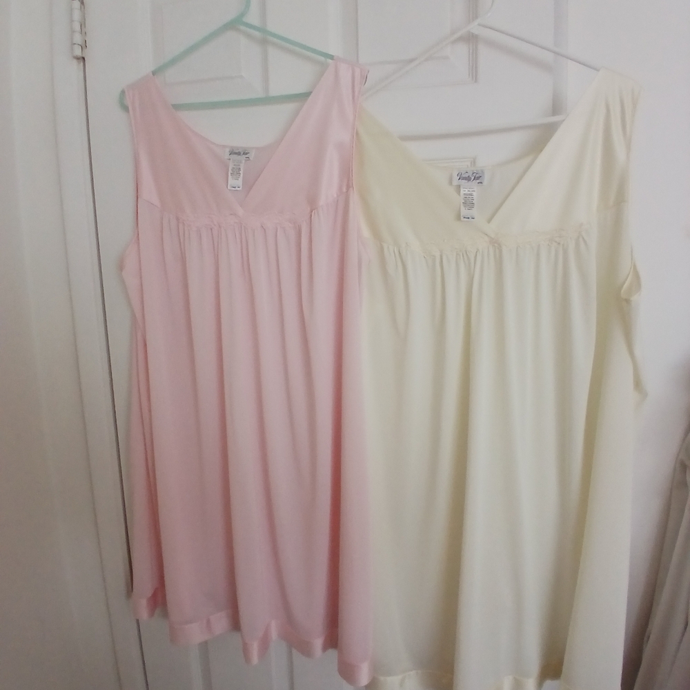 Vanity Fair Nightgowns Set Of 2